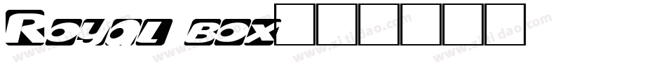 Royal box字体转换
